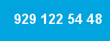 929 122 54 48 929 122 54 48